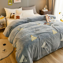 If Vegetarian Autumn Winter New Thickened Snowflake Fluff Blanket Blanket Blanket Quilt Cover Blanket Bed Linen Office Nap Blanket