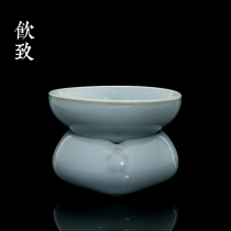 Drinking Ru kiln tea brewery ceramic tea filter tea filter net frame antique tea partition kung fu tea set accessories