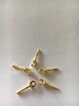 Copper thumb screws