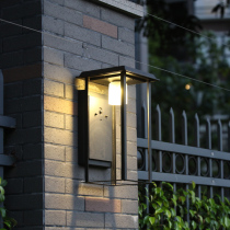 led solar outdoor wall lights waterproof Villa courtyard rooftop aisle corridor super bright gate outside wall lamps