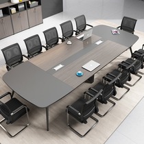 Desk conference table long table simple modern training reception negotiation conference room desk table and chair combination furniture