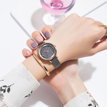 Juli starry sky watch female simple temperament tide student ins Wind Star senior sense niche light luxury Lady