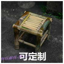 I talk to the moon props peach and plum Cup I say a word to the Moon stage props small bamboo stool