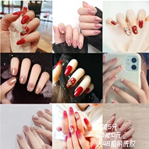 Explicit white US nail patch fake nail finished product Free disassembly Wear lasting can repeatedly make the net red wearing a