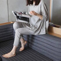 Pajamas womens autumn and Korean version of couple trousers long-sleeved modal suit comfortable elastic thin spring and Autumn home clothes