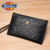 2021 New Tide Mens Bag Fashion Handbags Men Genuine Leather Casual Hands Grab Bag Mens Head Layer Bull Leather Hand Holding Envelope Bag