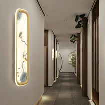 New Chinese Wall Lamp Enamel Color Living-room TV Background Wall Lamp Brief modern corridor light Creative Bedroom Headlights