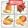 2018-18 fruit three stamps 1 set of 4 discounted sustenshots 4 sets of hairpin 4 sets with new collection face value 5 4