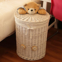 Household large-scale cash clothes collector basket washing clothes basket container box cover