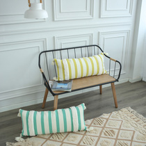 Sofa cuddle pillow with core strip pillow bedside bedside Pillow Care Back Cushion Living Room Large Backrest Double Pillow Can Be Detached