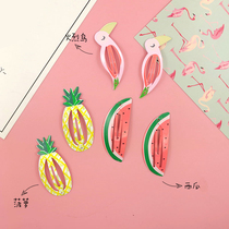 Cartoon fruit watermelon hairclip girl hairclip candy color sweet cute baby hairclip