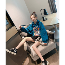 2021 Fall new Korean version Design senses small crownins Gardown thickened necropolis Damp Autumn Winter Blouse Jacket