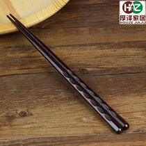 Natural Indonesian iron wood high-grade Japanese chopsticks Household solid wood pointed chopsticks wind Japanese sushi tableware