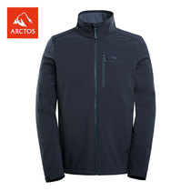 ARCTOS polar outdoor mens and womens soft shell jacket autumn and winter anti-splashing water warm and velvet jacket