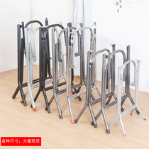 Dining table rack Household shrink dining table rack Food stall folding dining table Multi-size optional table iron rack