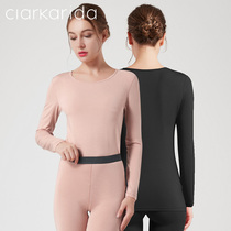 clarkarida women's thermal underwear set women's autumn and winter thin slim-fit bottom autumn clothes long pants cotton sweater