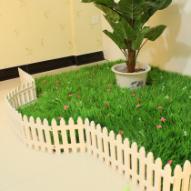 Artificial lawn Balcony decoration Lawn Artificial grass window roof staircase decoration Green plant Artificial plastic lawn