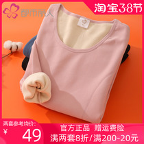 City Li Official Network Flagship Shop Autumn Clothes with Thick Velvet Warm Liner Cover Lady Round Collar Winter