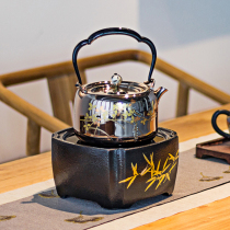 Wu Zhenlong Yinzhai electric pottery stove tea cooker small boiling water Tea stove silent household cooking dual-purpose glass teapot