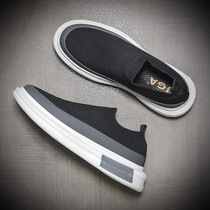 Mens shoes autumn casual shoes Joker a pedal socks lazy shoes thick soles spring and autumn board shoes mens shoes trend