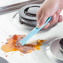 Kitchen gas stove scraper bathroom countertop cleaning blade powerful decontamination double-head scraper transparent scraper