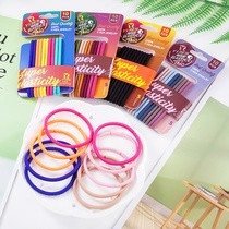 2020 new head rope Girl child leather gluten high elastic durable hair ring mesh red Jane Jozza hair rubber band headwear