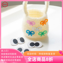 MSS Questrilogy New Pint Acrylic Cute Bow Tie Brooch With Small Eye Badges Bag Dressing Cap Accessories