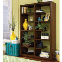 JSM American country solid wood bogusan pastoral vintage old bookshelf custom Multi-Layer Display rack display rack