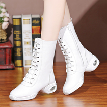 Terry her sailors dancing boots leather dance shoes ladies soft soles winter square dance womens shoes plus velvet dancing shoes