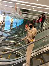 Special BORAKOO Korea Dongdaemun 18 autumn and winter Borala self-retention~warm apricot wool knitted thickened suit