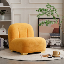 Sloth Sofa Chair Art Nordic Small Family Type Bedroom Balcony Minimu Teddy Suede Light Lavish Single Casual Little Sofa