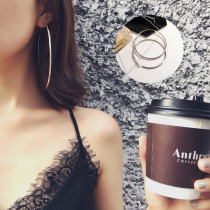 2021 New European and American exaggerated fashion personality earrings oversized Circle nightclub earrings earrings earrings earrings earrings earrings