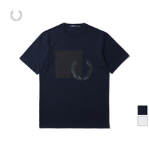 FRED PERRY WOMENS short-sleeved T-shirt 2021 summer new cotton casual letter wheat ear embroidery top G1154