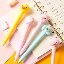 Creative Decompression Neutralpen Cute Styling Frog Camera Vocable Luminous Learning To Vent Black Pen Round Pearl Water Pen