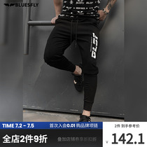 BLUESFLY Summer New Pants Sports Long pants Mens printed bunches Feet Small Feet Outdoor Leisure Running Training Fitness Pants