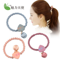 Head rope Korean small fresh hair rope Cute simple little sister hair circle Personality ponytail rubber band hair circle Hair jewelry