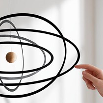 Flensted Mobiles officially authorized Denmark imported planet balance charm Wind bell pendant Nordic ins