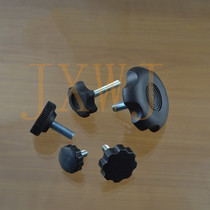 Plum Gel Head Hand-wringing Screw Handle Furniture Adjustable Foot Screw Star-shaped Foot Mat Glue Wood Handle Knob Accessories