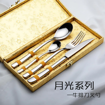 Thickened Stainless Steel Cutlery Hotel With Western Dining Knife Fork Household Steak Knife Fork Suit Upscale Restaurant Supplies