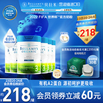Australian milk powder platinum stage 3 Bellamys organic A2 infant formula milk powder stage 3 (1 year old) 800g*6 cans