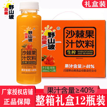 Sea Buckthorn Juice Wild Hillside Shanxi Teryield Rüliang Squeezed Wild Sea Buckthorn Juice Net Red Drink Whole Box Special Price