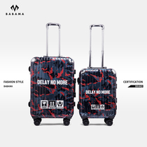  babama Wu kequn debrand new trolley case male mute universal wheel 24 inch TSA password lock 20 inch