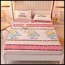 Mattress Double 1 8 Tatami mat padded mattress Student single 0 9m pad quilt mattress Lemon yellow 2 0