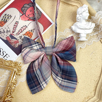 (Tokyo years old) red and blue cp small thing flat corner tie