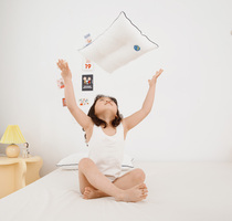 Type A baby pillow low pillow cotton knitted cotton low pillow soft pillow cervical vertebra sleep baby pure cotton children pillow core