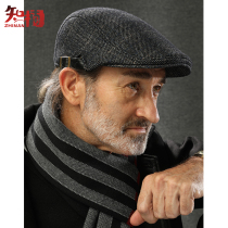 Dad hat winter middle-aged and elderly person forward hat old man hat male winter cap warm cold old man hat