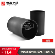 Kenzuo new chopsticks cage black PP round mildew-proof kitchen storage scissors spoon tableware rack