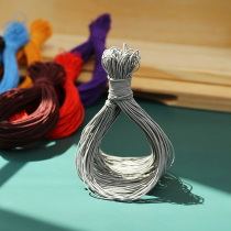 1mm fine round elastic tag rope string Buddha beads Wooden beads Hand string rope beaded rubber rib line Rubber band elastic rope