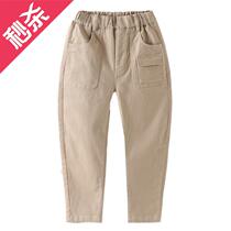 Girl Pants Spring Dress New Spring Qiu A Great Boy Clothing Casual Pants Fat Kid Toddler Pants Children Kharen Pants 170