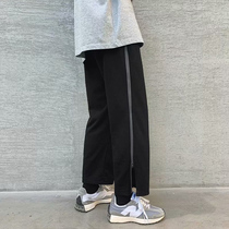 Ancient Feeling Pants Spring Autumn Casual Pants Korean Version Trendy Loose Straight Barrel Pants Ins 100 Hitch Sport Mens Pants Broadlegged Pants